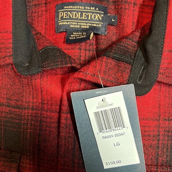 Pendleton SCOUT flannel long sleeve Wool Shirt - Picture 6 of 11